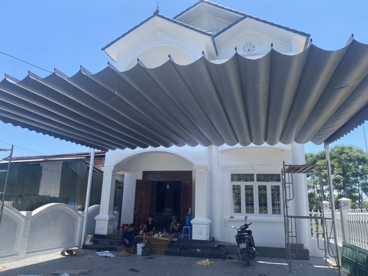 mái bạt nhà dân