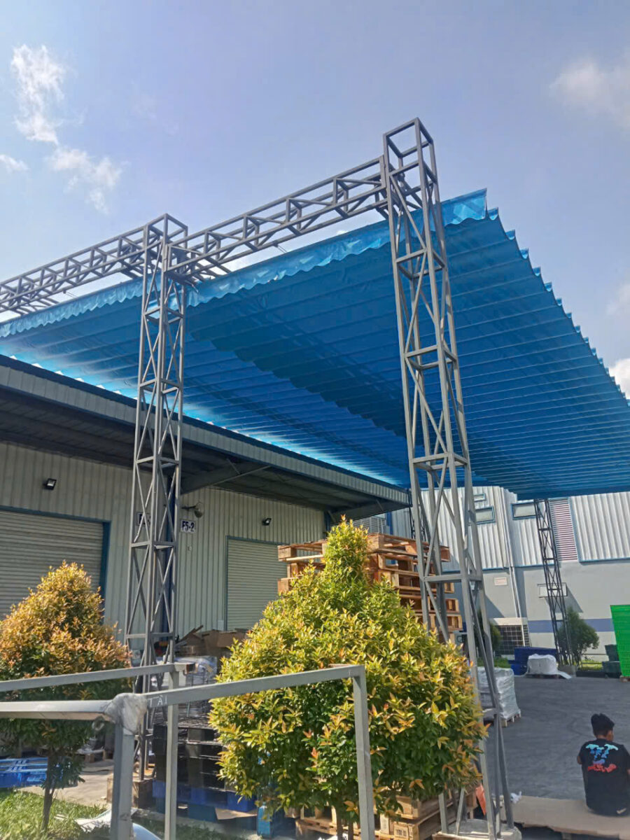 Thi Công Mái Xếp Di Động Tại Đồng Nai Giá Rẻ