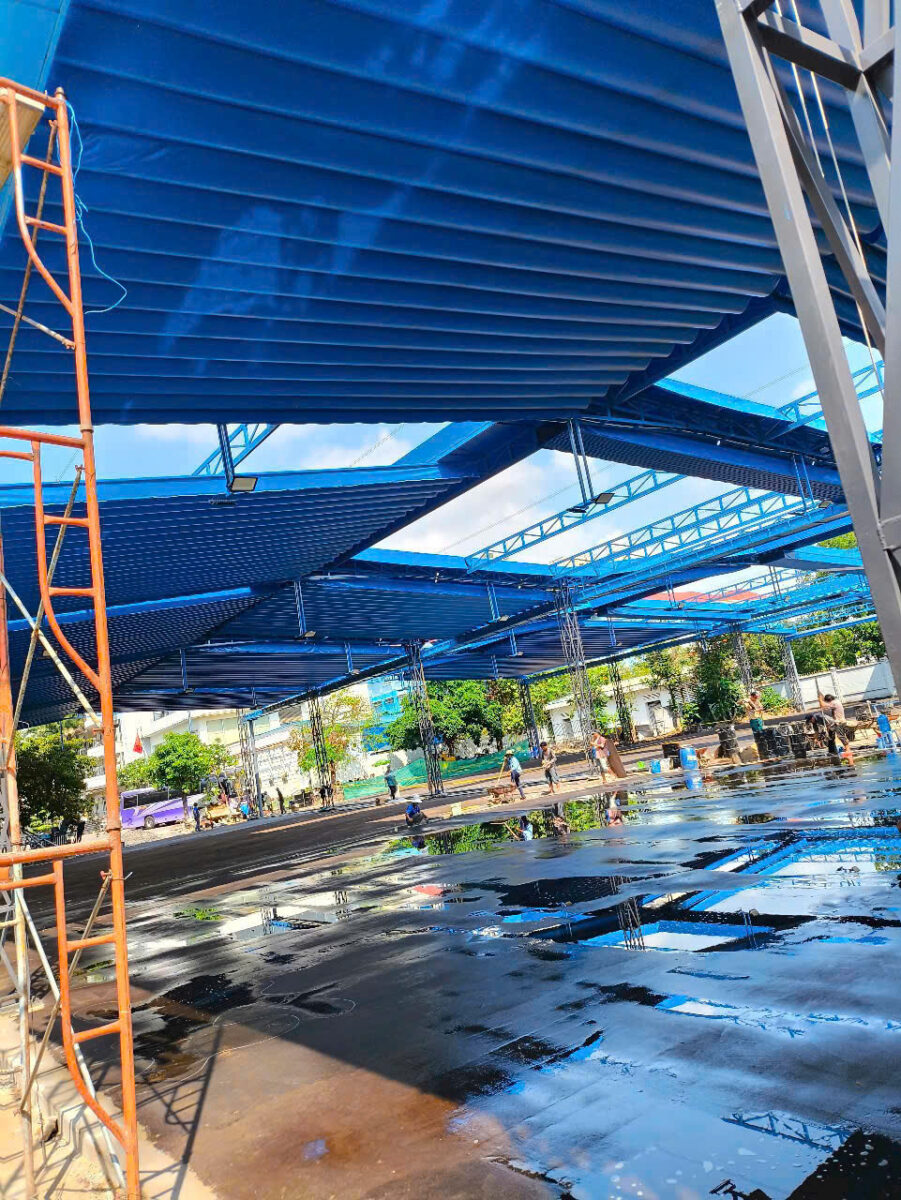 mái xếp di độnng gia lai