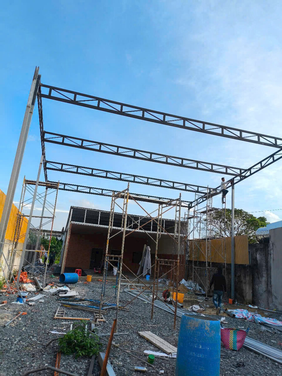 phần khung mái tại gia lai
